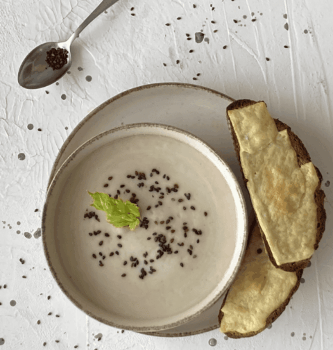 egyszerű zellerkrém leves